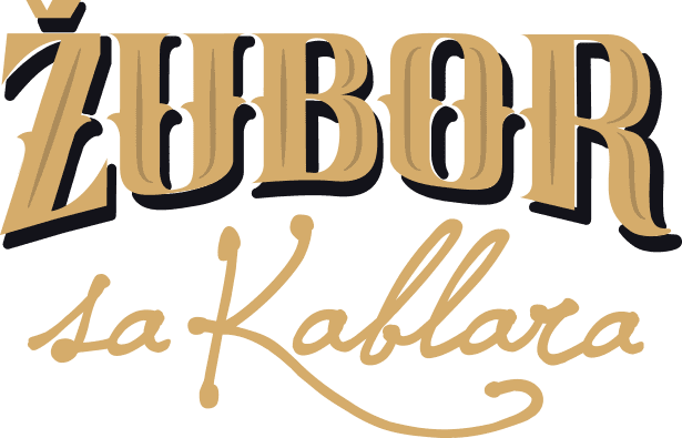 Traditional Slovenian Zubor Rakija emblem, handcrafted fruit brandy.