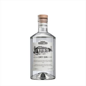 High-quality dry gin with 18 herbs, perfect for cocktails and spirits.
