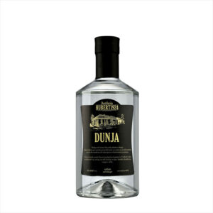 High-quality Dunja fruit brandy, handmade Croatian Rakija from traditional distillation.