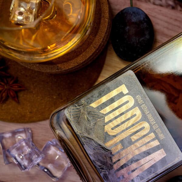 High-quality NDV Rakija in a stylish bottle for authentic Balkan spirits and traditional fruit brandy.