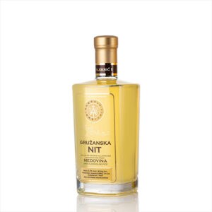 Premium gruzanska rakija with honey flavor, crafted for authentic Balkan taste.