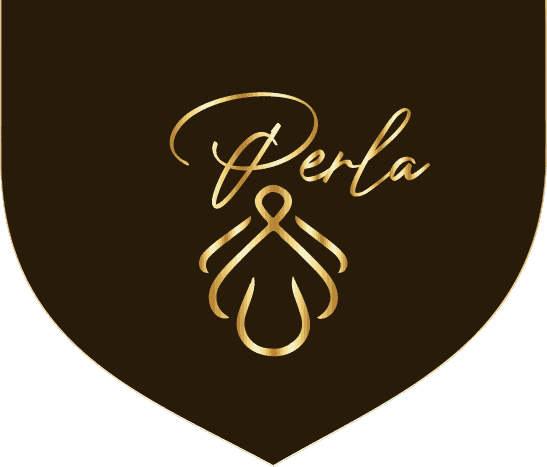 Elegant Rakija logo with gold design on dark background, premium fruit brand for traditional spirits.