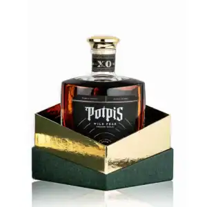 Rich, flavorful Potris Rakija in elegant packaging, perfect for gifting and collectors.