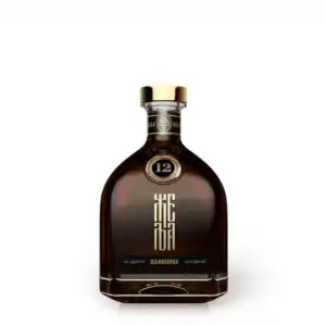 Elegant dark glass bottle showcasing premium NDV Rakija. Perfect for gifting and special occasions.
