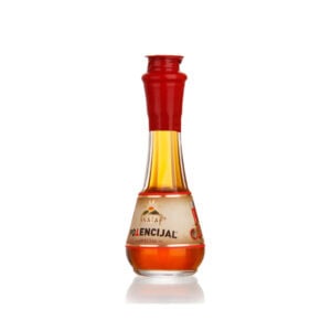 Authentic Croatian plum rakija in a stylish glass bottle, premium quality for traditional spirits lovers.