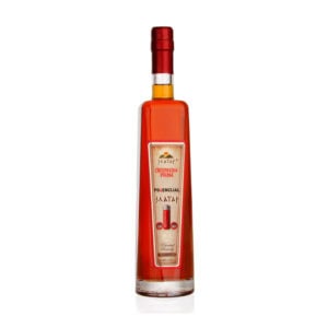 High-quality Zlatay Rakija bottle showcasing traditional Serbian fruit brandy. Perfect for authentic Rakija experience.