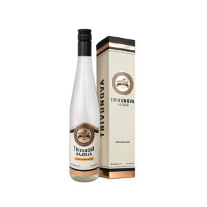Elegant bottle of Trivunova Rakija from Slovenia with premium packaging, ideal for authentic Balkan spirits.