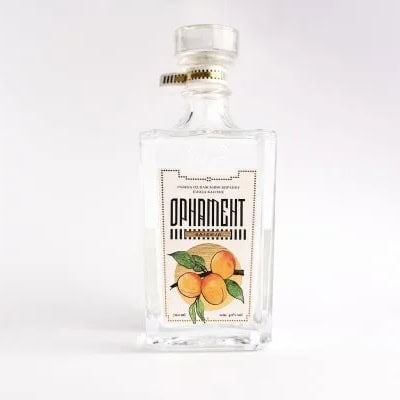 Premium fruit brandy bottle for Slovenian rakija.